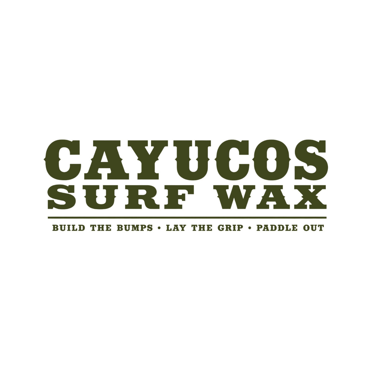 Cream Cayucos Surf Wax Heritage T-shirt with green logo
