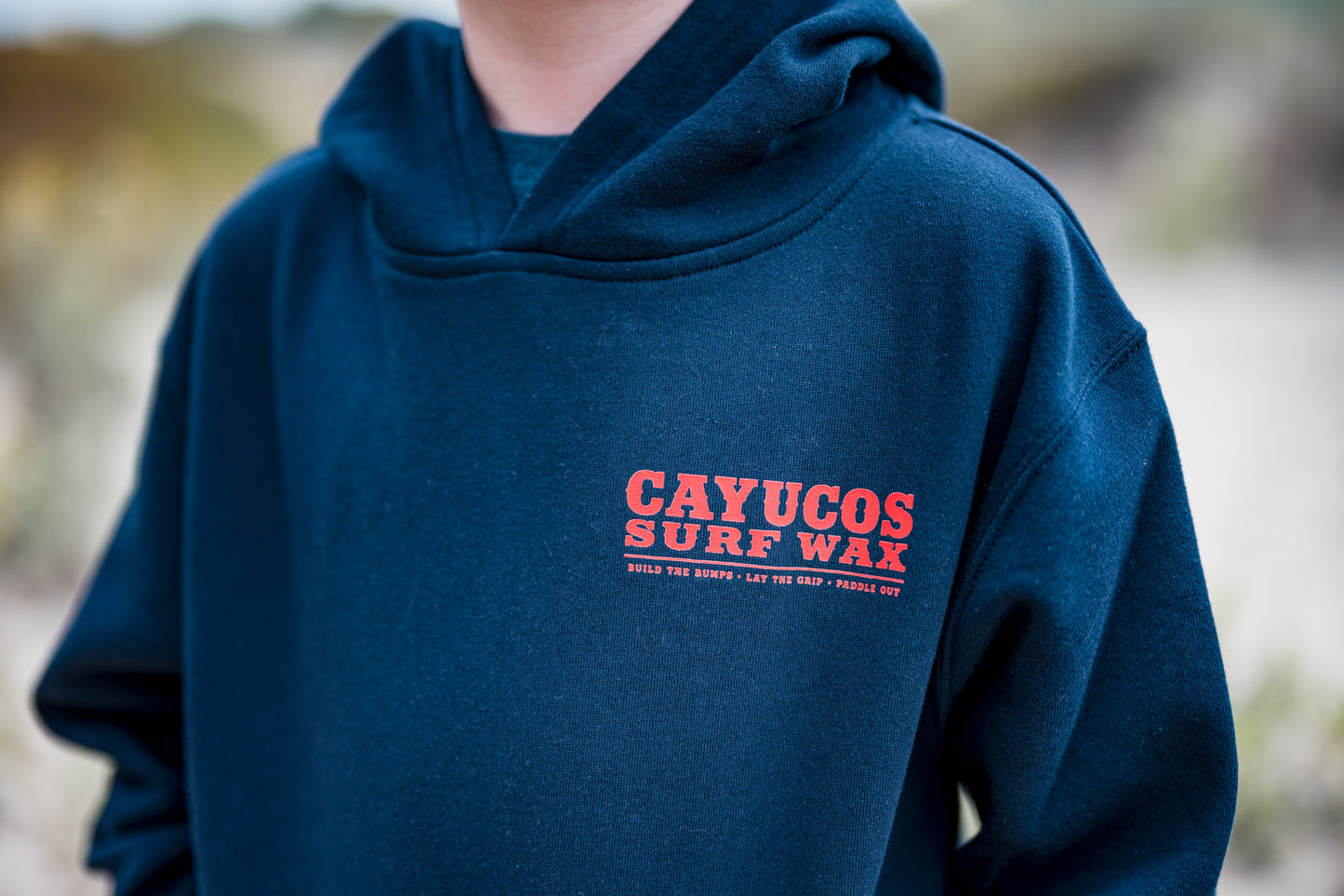 Grom's Heritage Hoodie | Navy · Orange