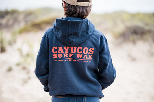 Grom's Heritage Hoodie | Navy · Orange