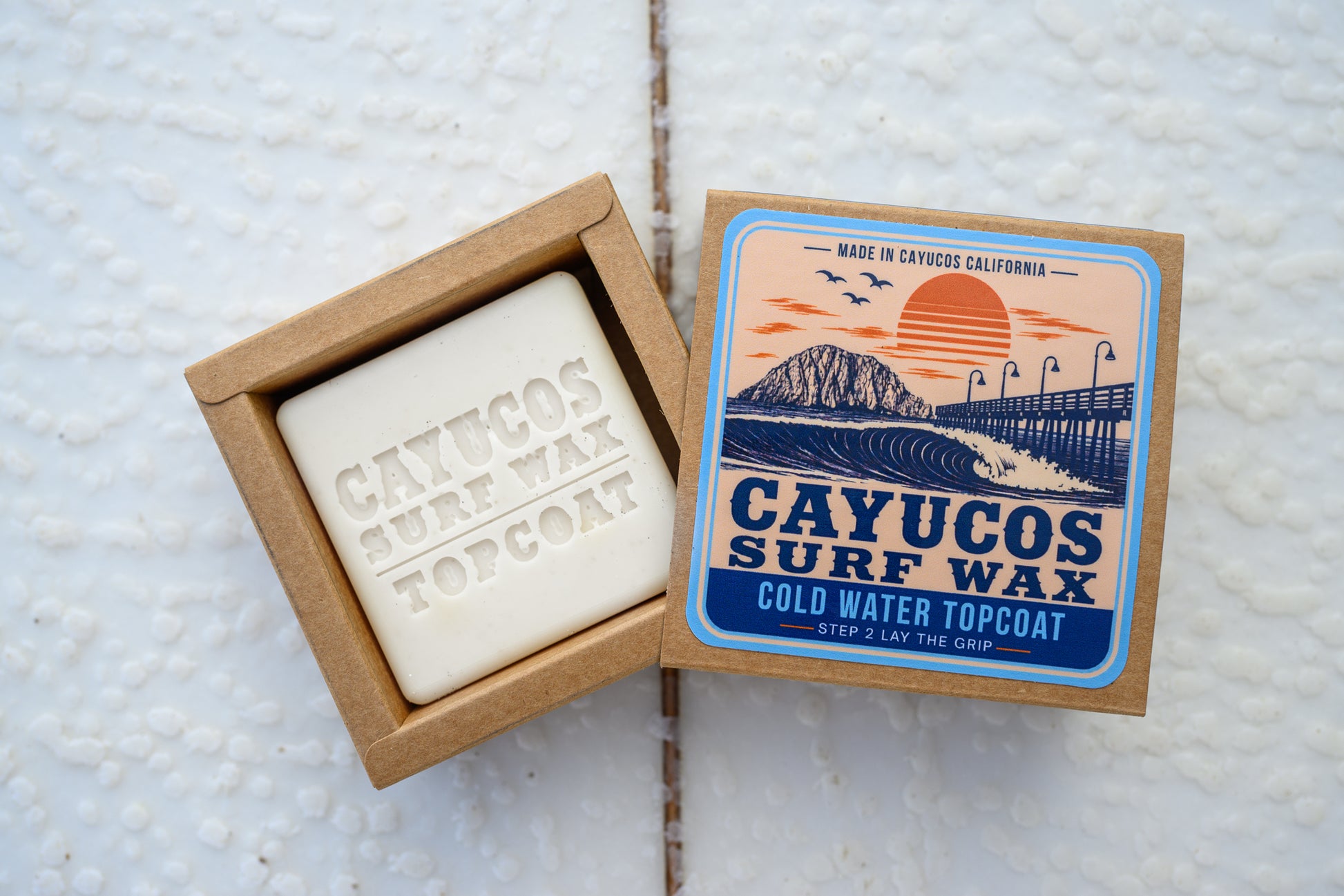 Cayucos Surf Wax Cold Water Bundle including Base Coat and Cold Water Topcoat