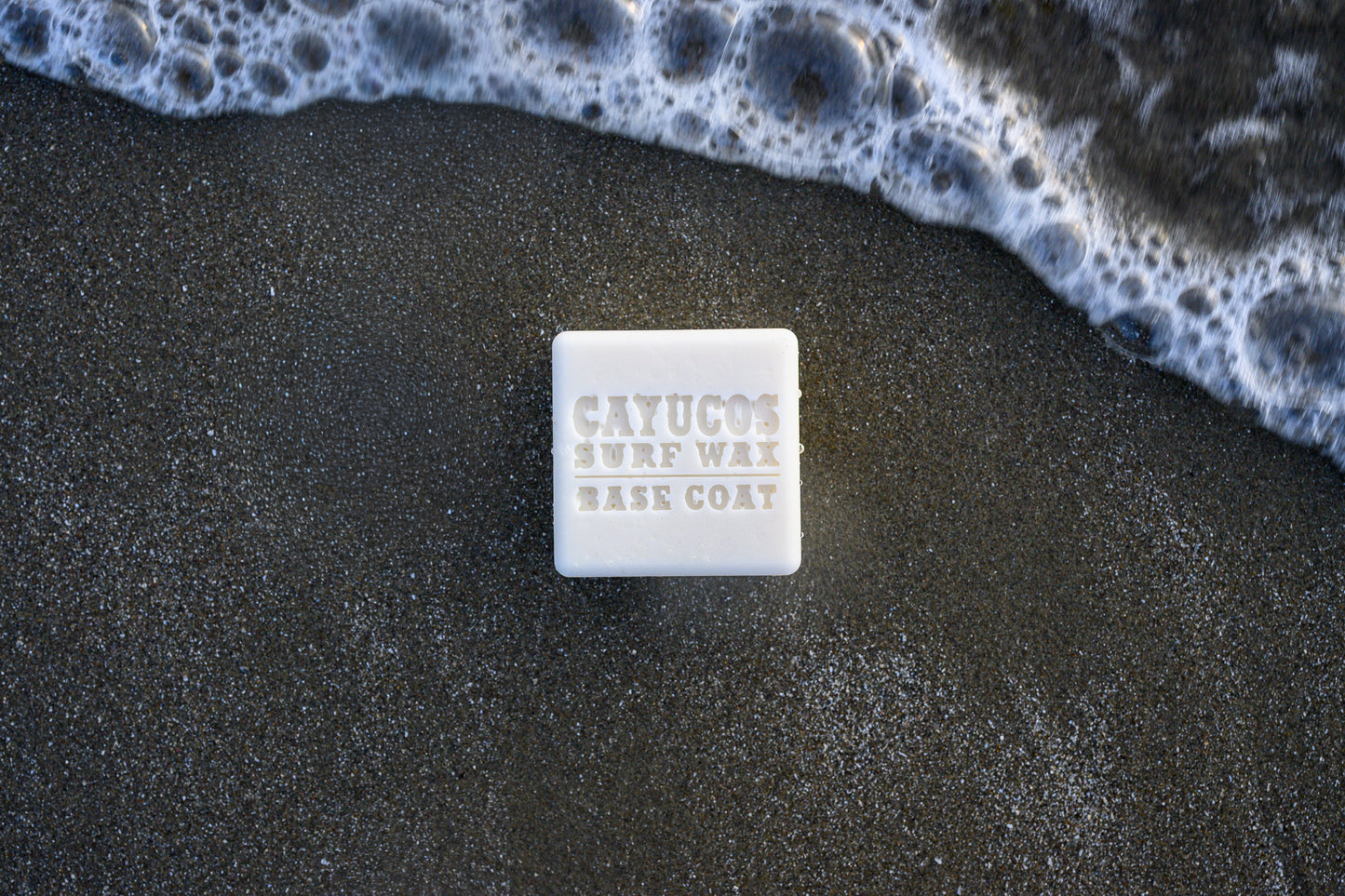 Cayucos Surf Wax Base Coat surf wax that builds durable wax bumps before applying Topcoat