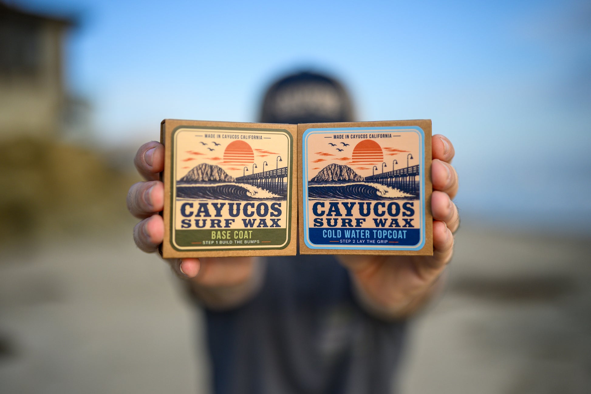 Cayucos Surf Wax Cold Water Bundle including Base Coat and Cold Water Topcoat