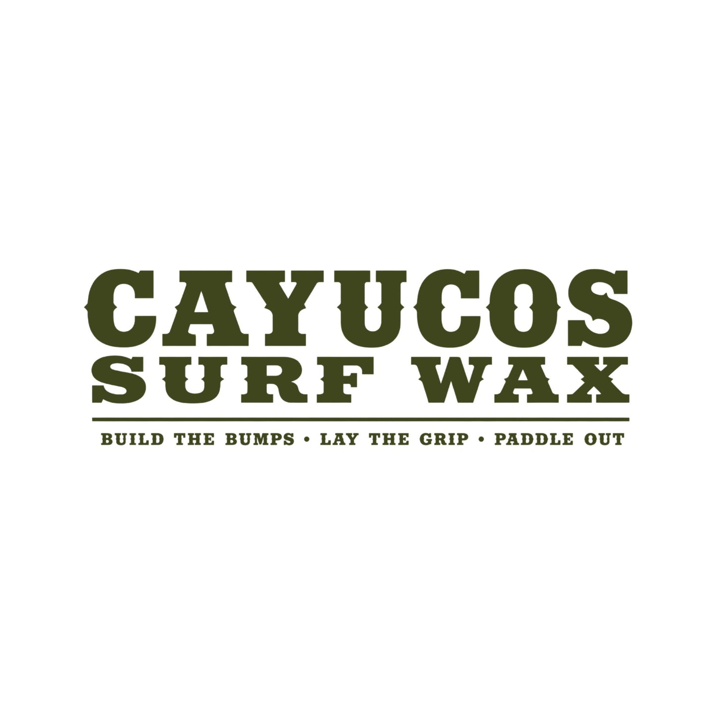 Cream Cayucos Surf Wax Heritage T-shirt with green logo