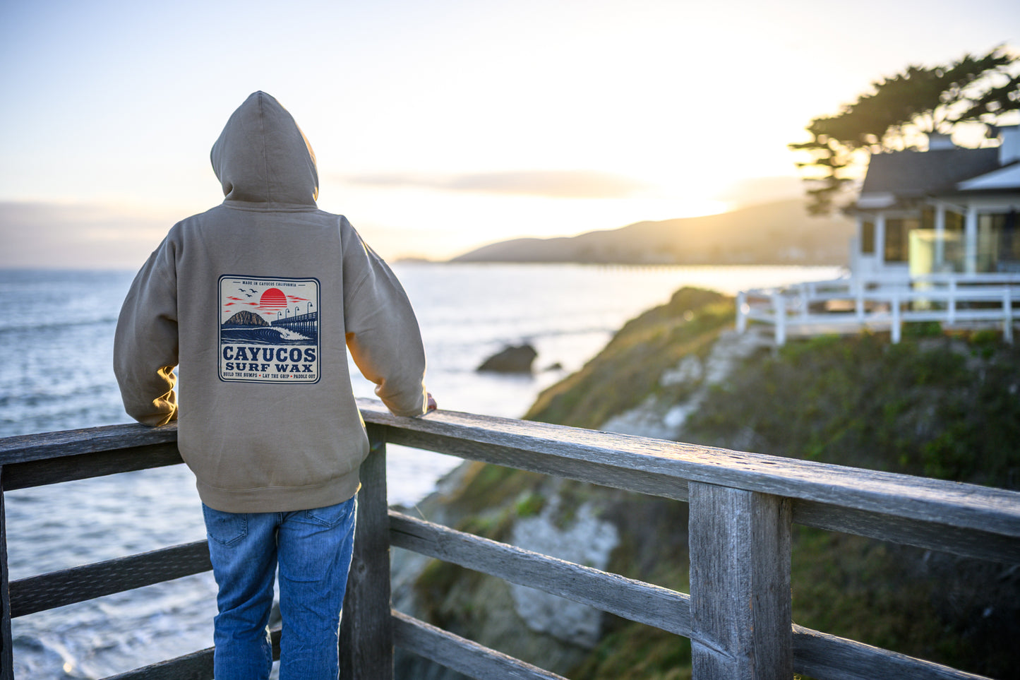 Sandstone Cayucos Surf Wax Classic hoodie