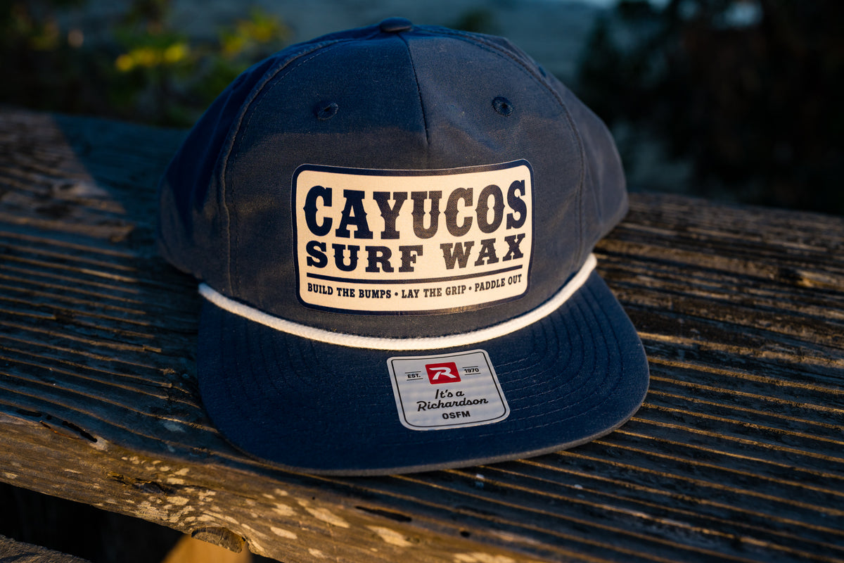 Cayucos Surf Wax Makers Mark 5-Panel Rope Hat | Navy